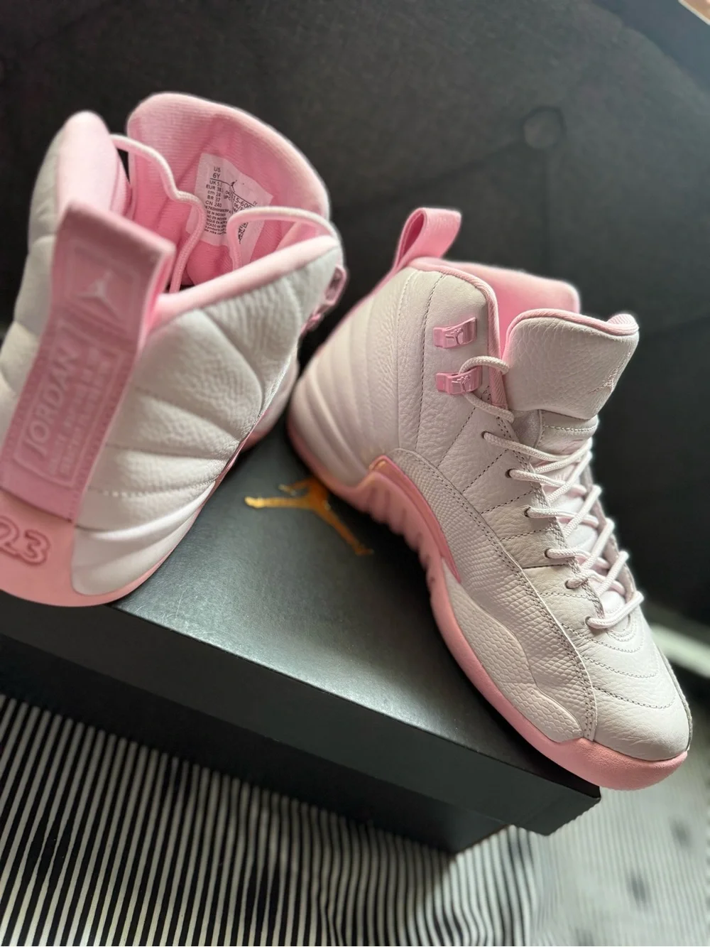 Nike Girls' High-Top Sneakers - Pink/Light Pink